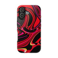 Red Liquid "Glitch" Abstract Case | DEVOR Exclusive